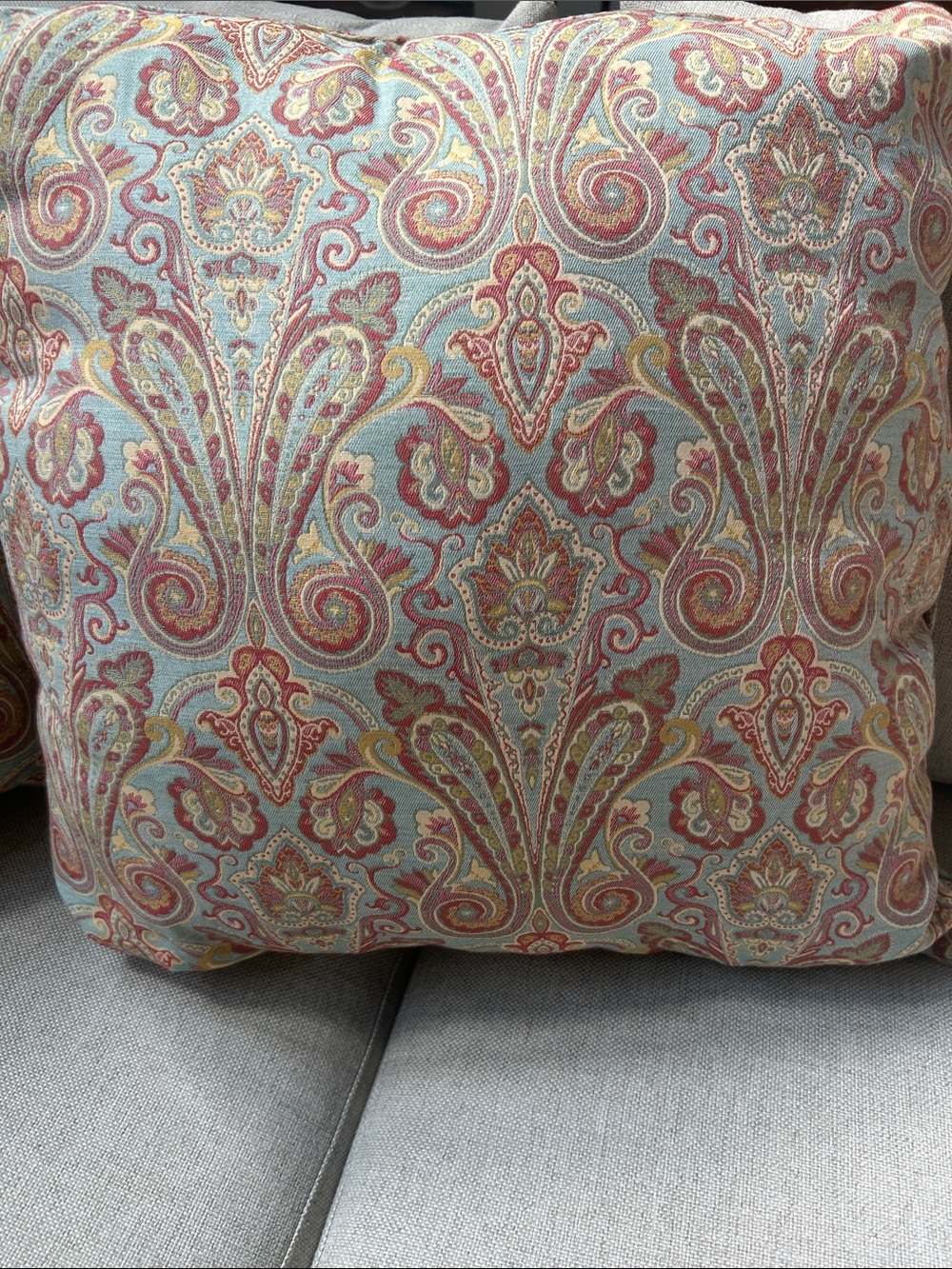 Frontgate sunbrella indoor/outdoor Decorative Paisley Throw Pillows